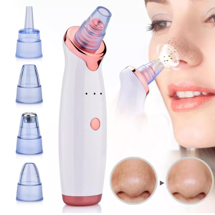 5-in-1 Multifunctional Electric Vacuum Blackhead Remover Household Use Facial Pore Deep Cleaning Nose Acne Removal Instrument