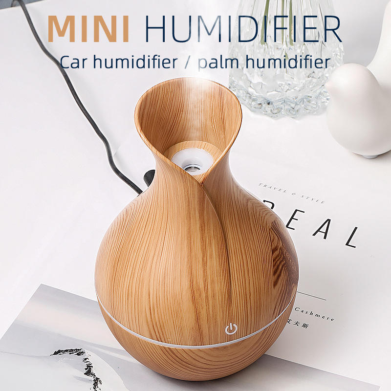 Wood Humidifiers Aroma Diffuser Usb Mini Air Perfume Diffuser Electric Fragrance Essential Oil Diffuser for Home