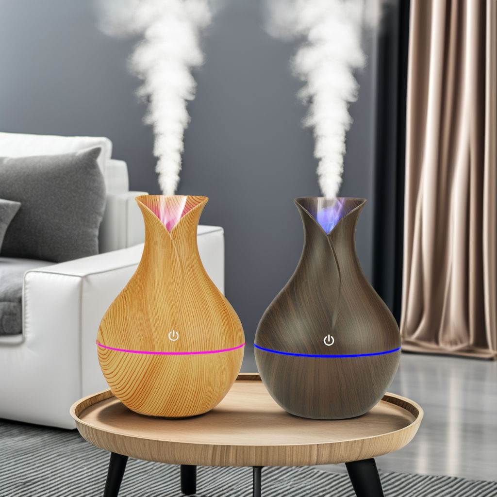 Wood Humidifiers Aroma Diffuser Usb Mini Air Perfume Diffuser Electric Fragrance Essential Oil Diffuser for Home
