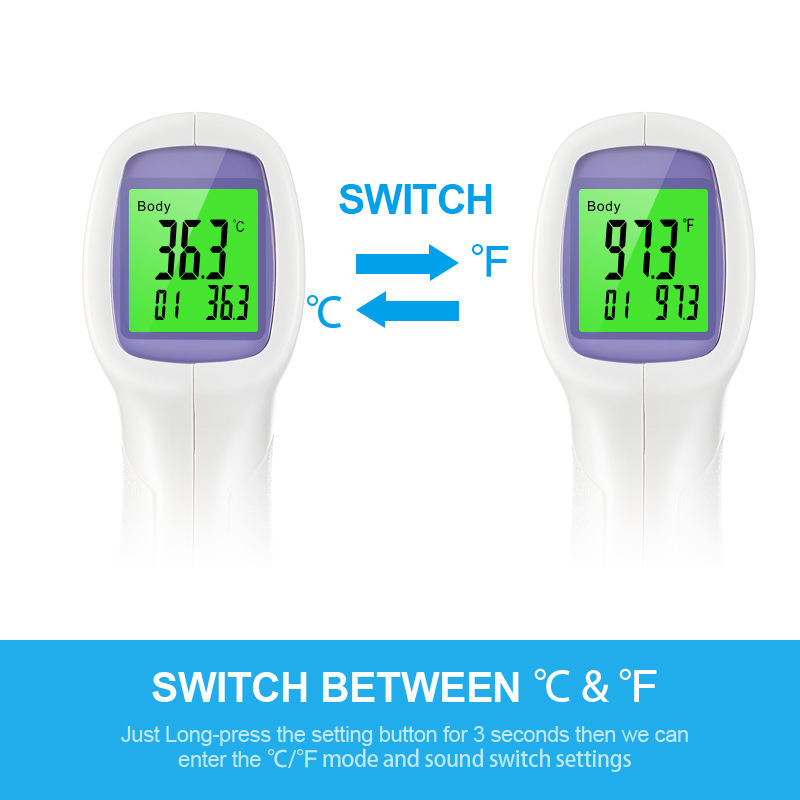 UX-A-01 Forehead Thermometer Infrared Non-contact Digital Body temperature